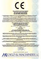 certificado lago machinery